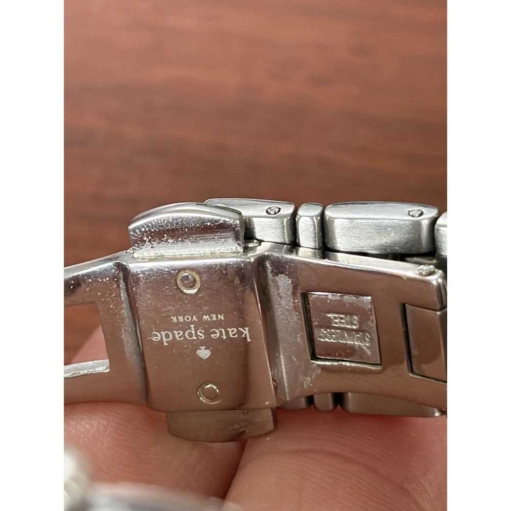 Kate Spade New York Gramercy 0008 Watch Womens Silver Stainless Analog Quartz